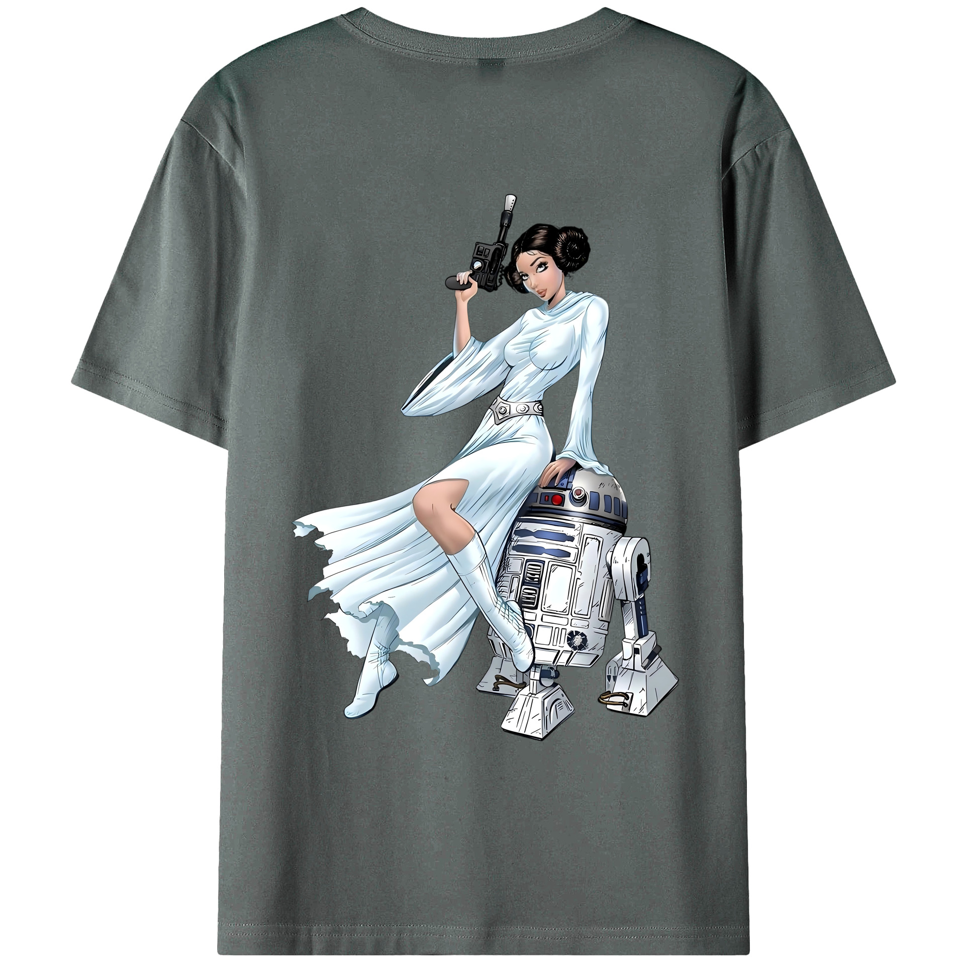 （画像用） スター・ウォーズ Star Wars 綿100％ メンズ半袖Tシャツ（バックプリント） 通気性